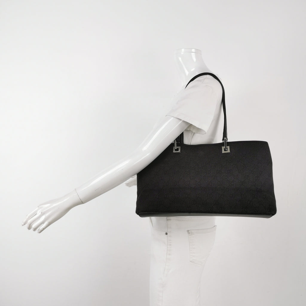 Gucci Canvas East West Tote