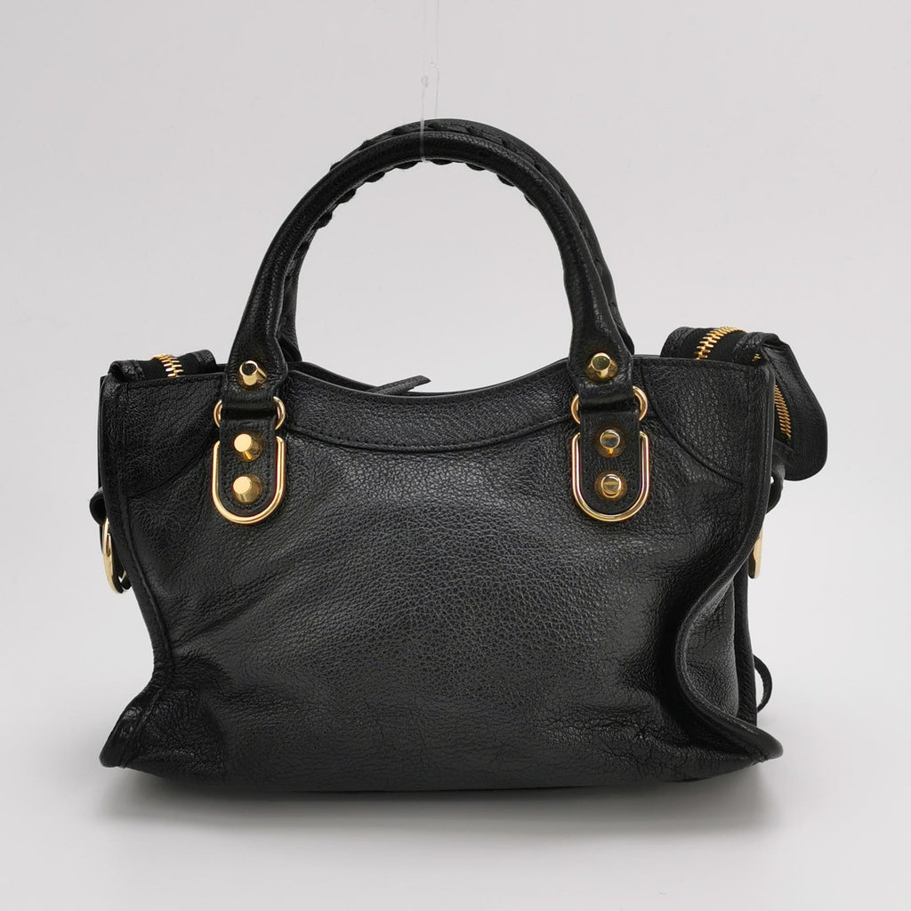 Balenciaga Mini City Metallic Edge Black