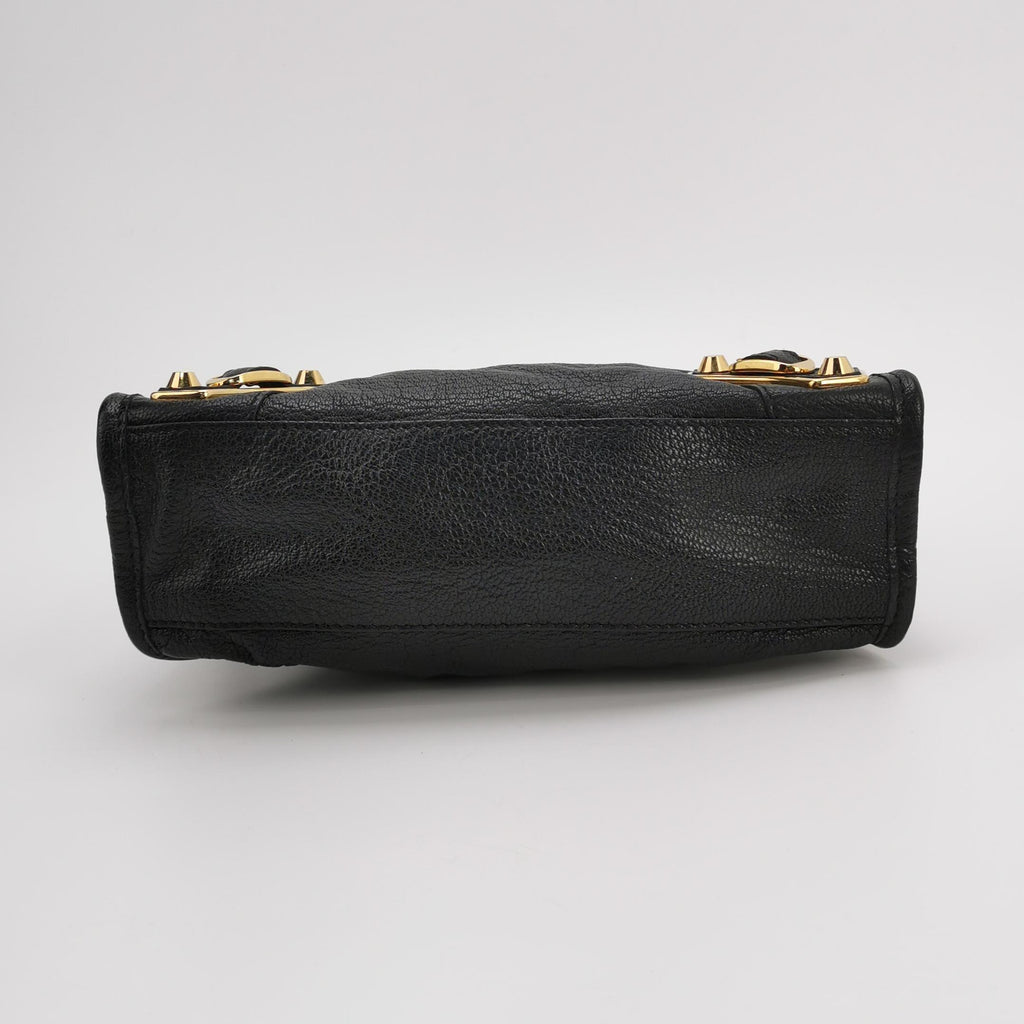 Balenciaga Mini City Metallic Edge Black