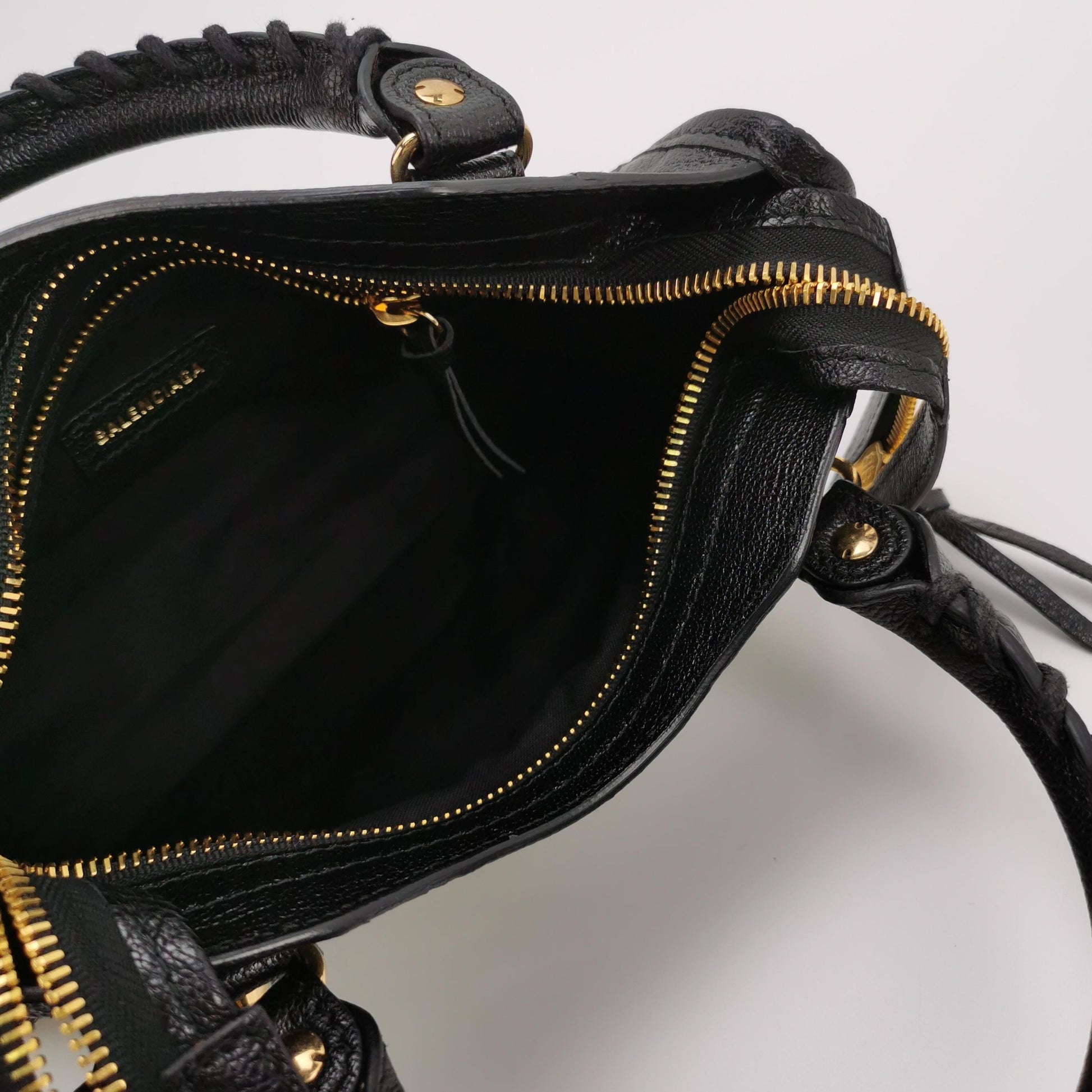 Balenciaga Mini City Metallic Edge Black