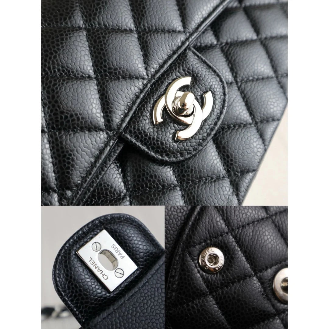 Chanel Double Flap Small Caviar