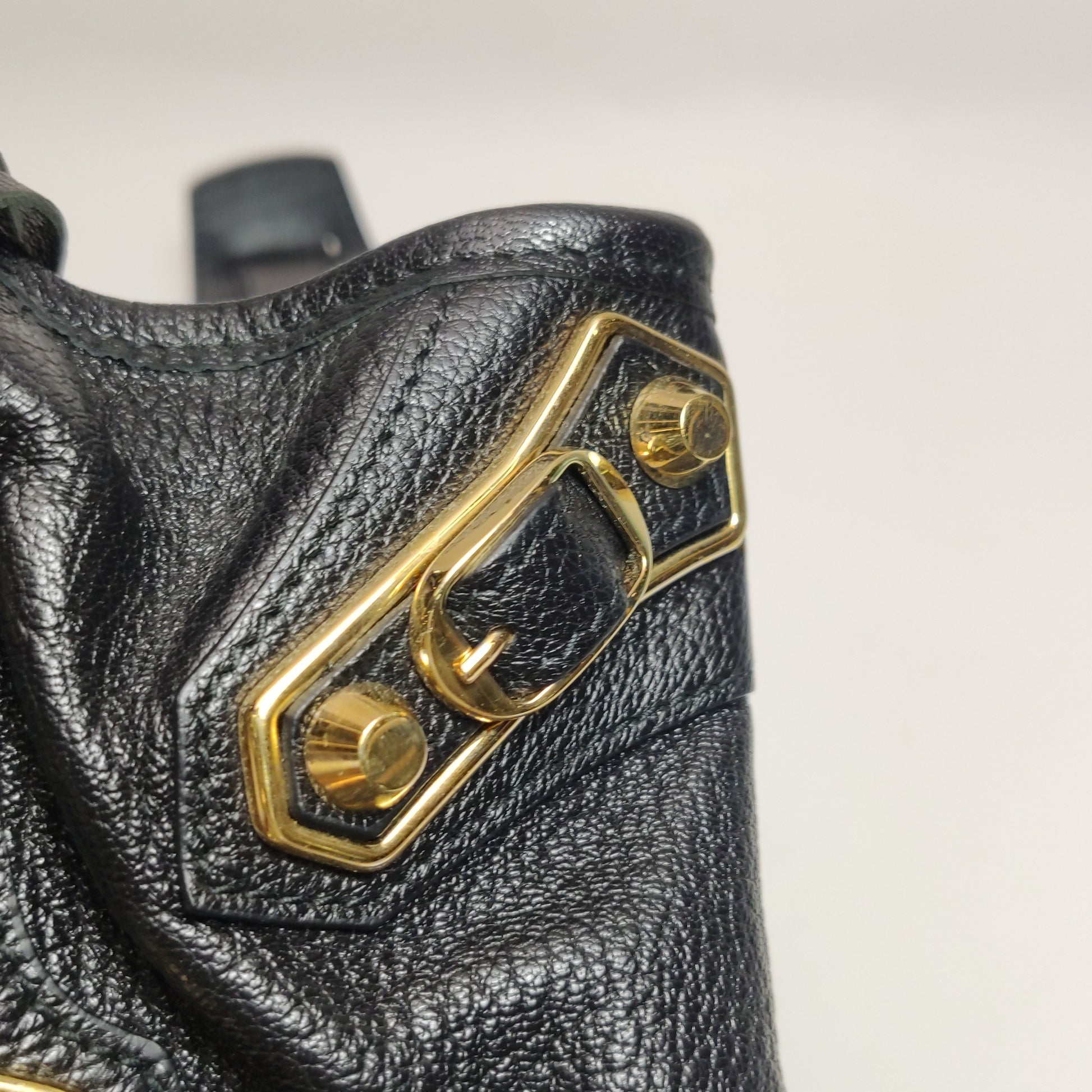 Balenciaga Mini City Metallic Edge Black