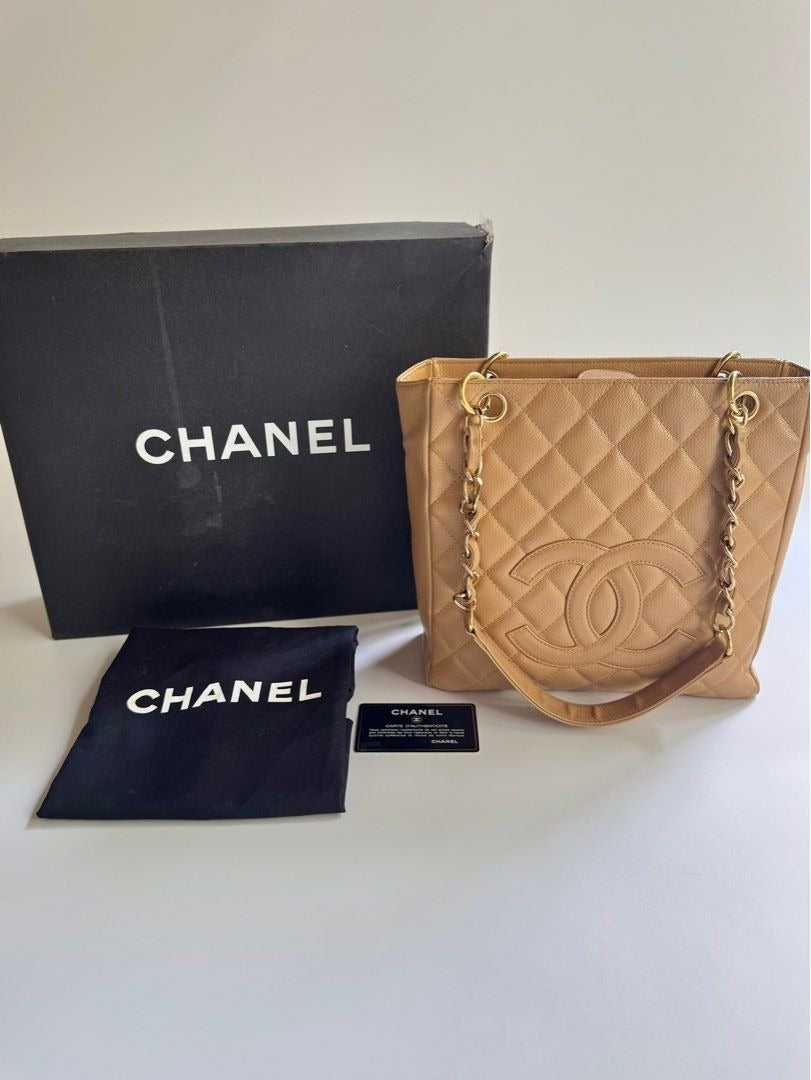 Chanel Petite Shopping Tote Caviar