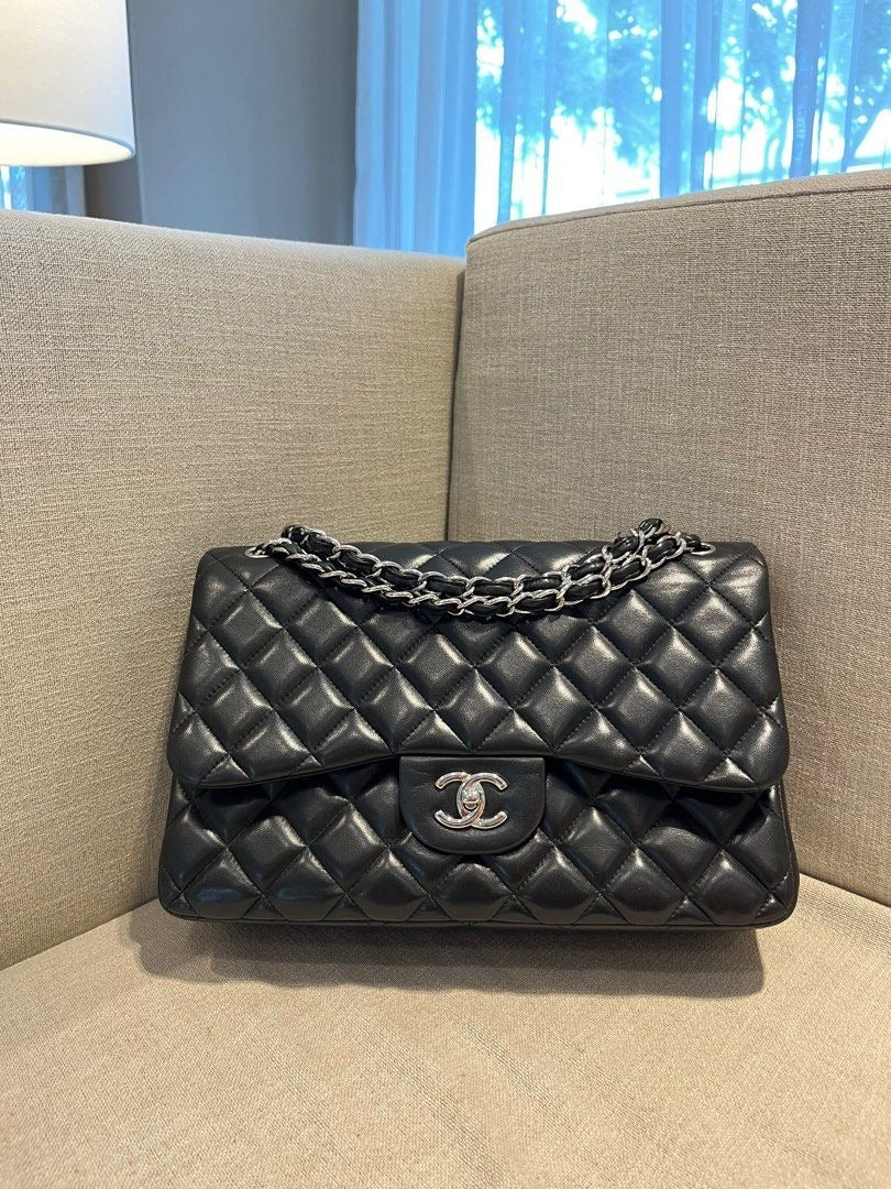 Chanel Double Flap Jumbo Lambskin