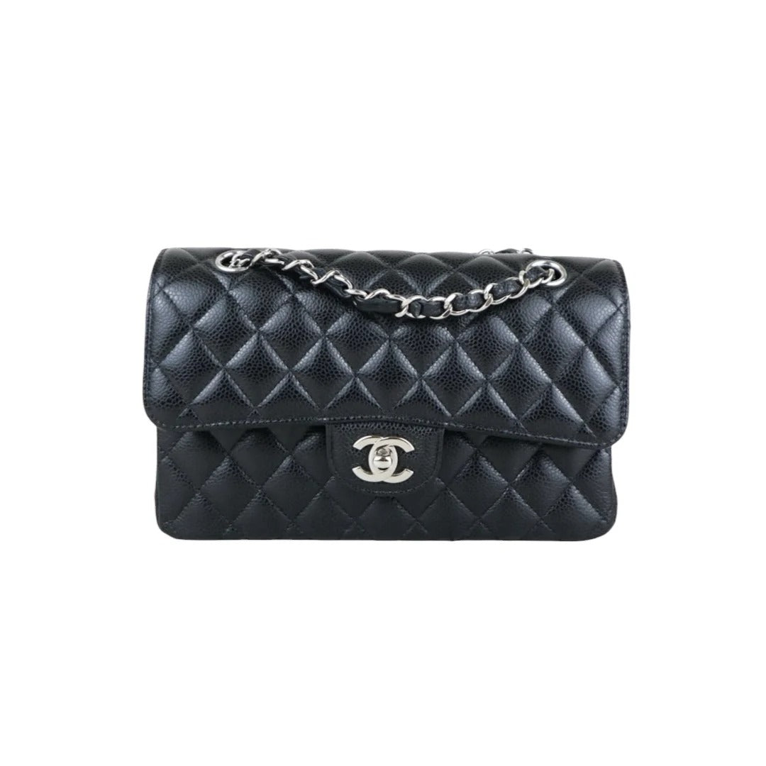 Chanel Double Flap Small Caviar