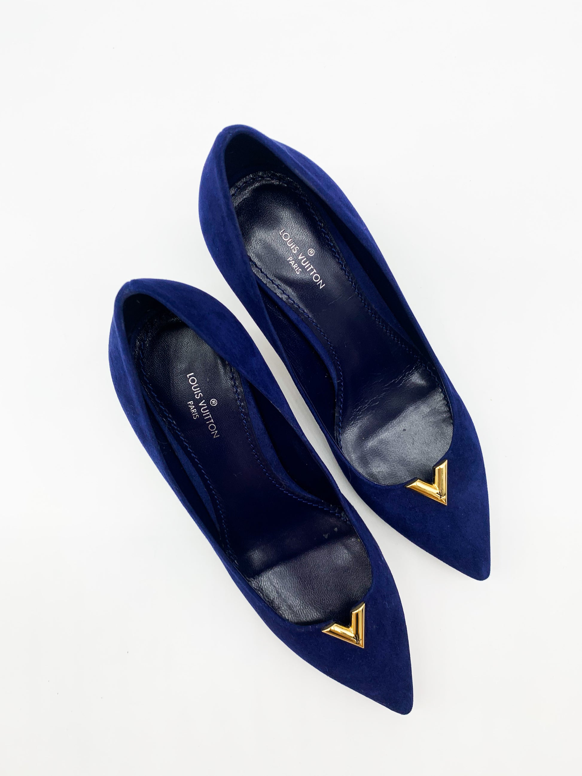 Louis Vuitton Heartbreaker Suede Pumps 35