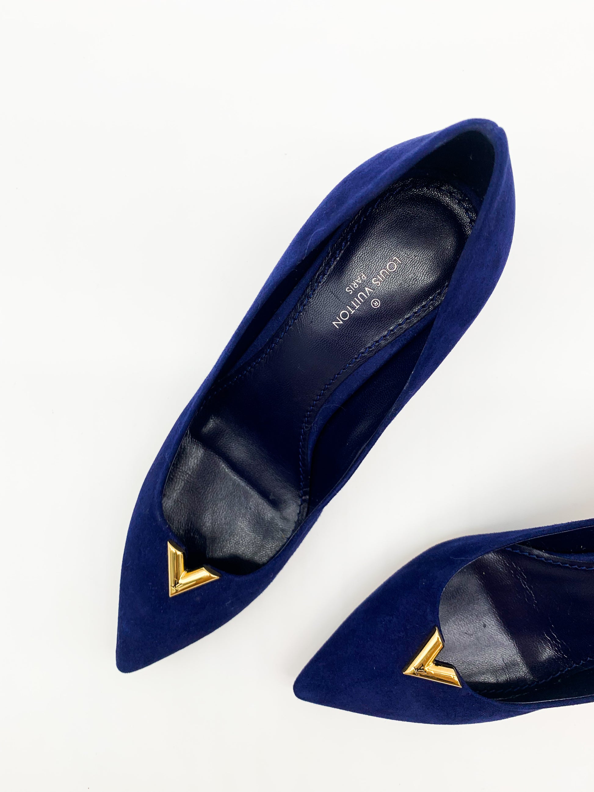 Louis Vuitton Heartbreaker Suede Pumps 35