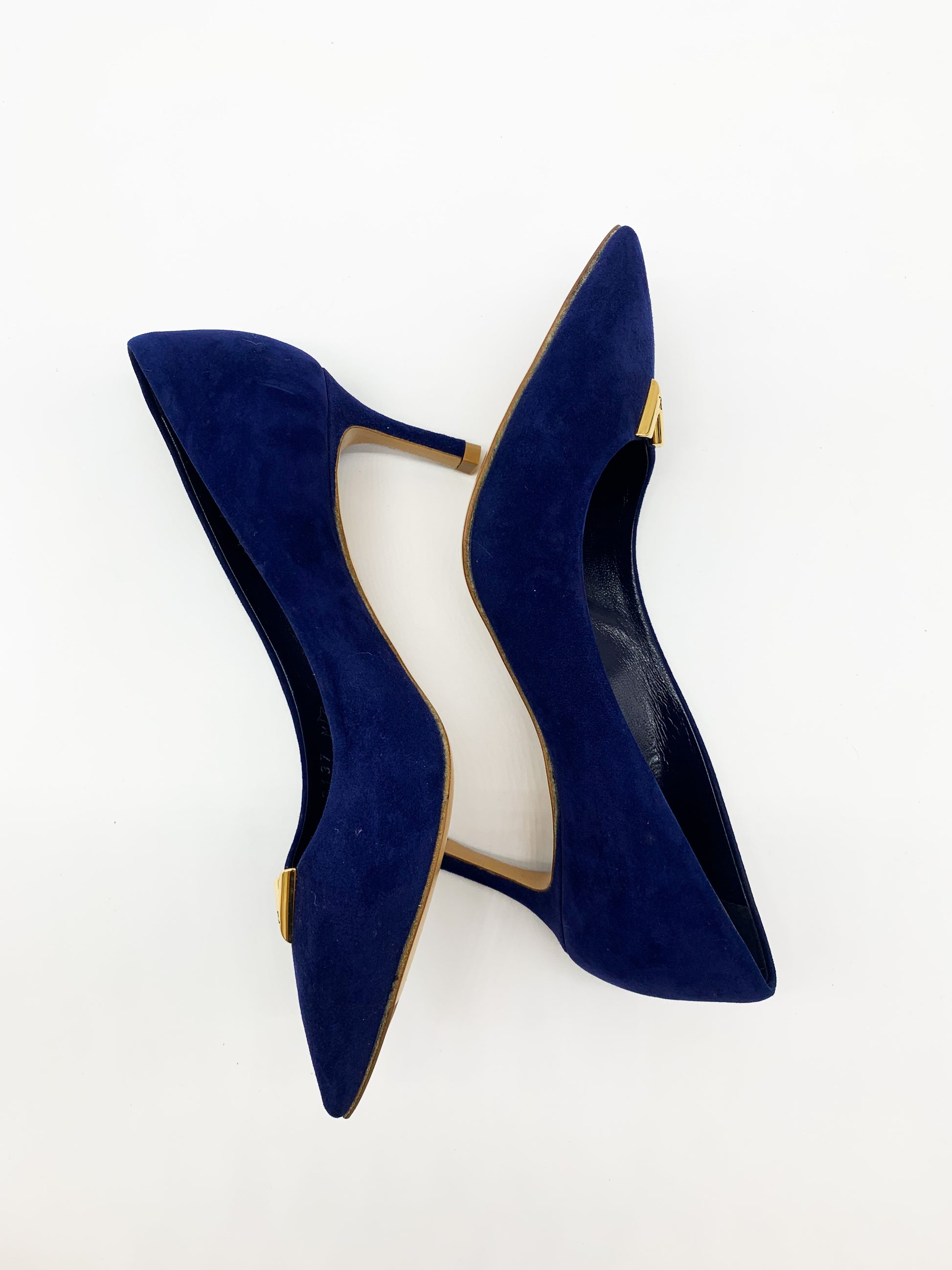 Louis Vuitton Heartbreaker Suede Pumps 35