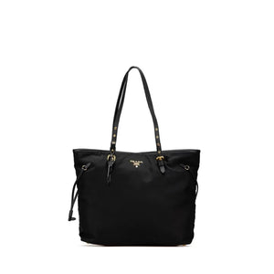 Prada Nylon and Saffiano Trim Tote