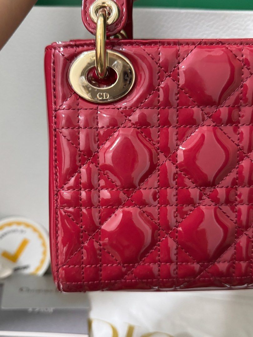 Dior Lady Dior Mini Patent