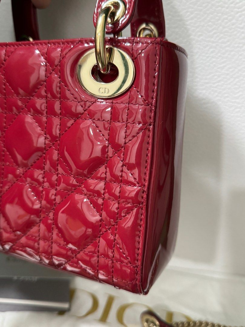 Dior Lady Dior Mini Patent