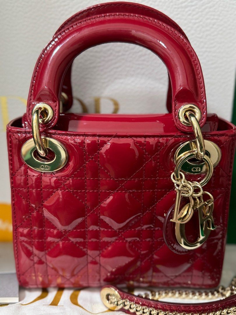 Dior Lady Dior Mini Patent