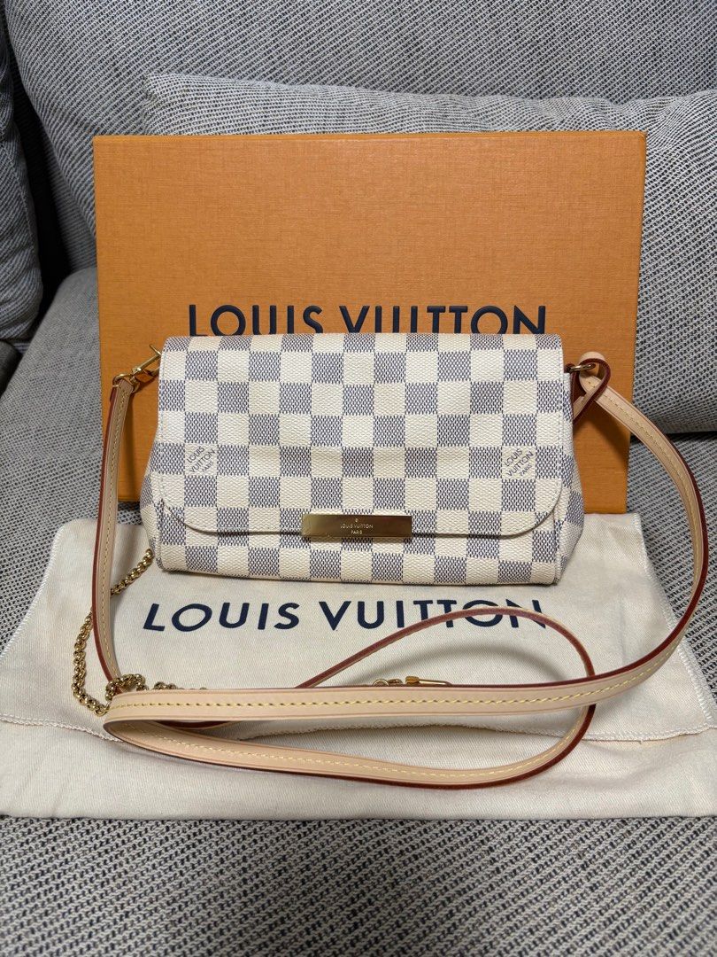 Louis Vuitton	Favorite MM Damier Azur