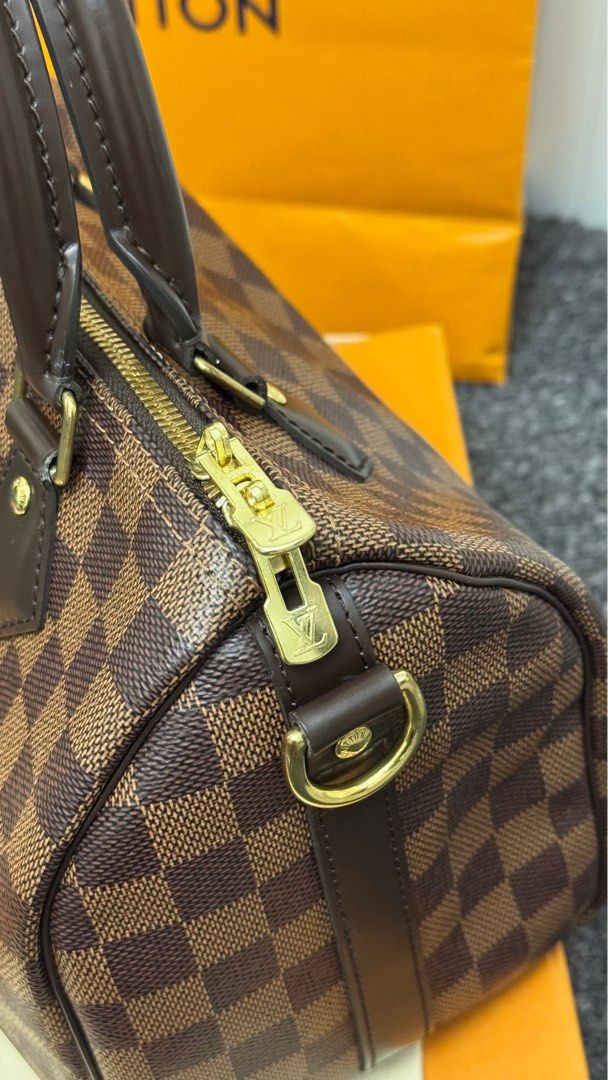 Louis Vuitton Speedy 25 Bandouliere Damier Ebene