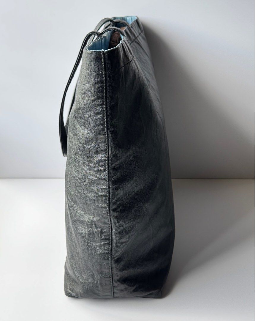 Prada Antique Leather Reversible Tote