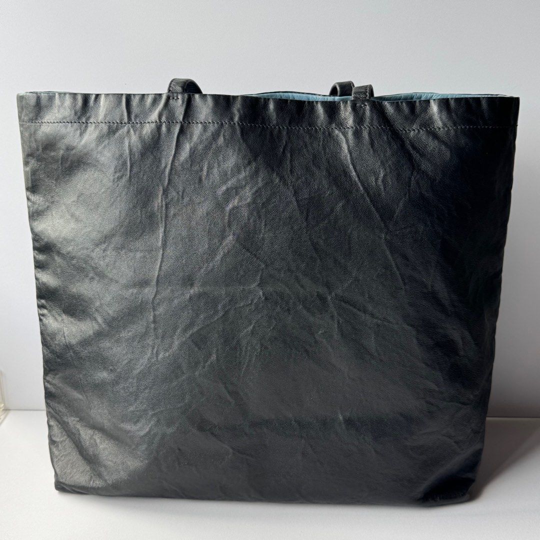 Prada Antique Leather Reversible Tote