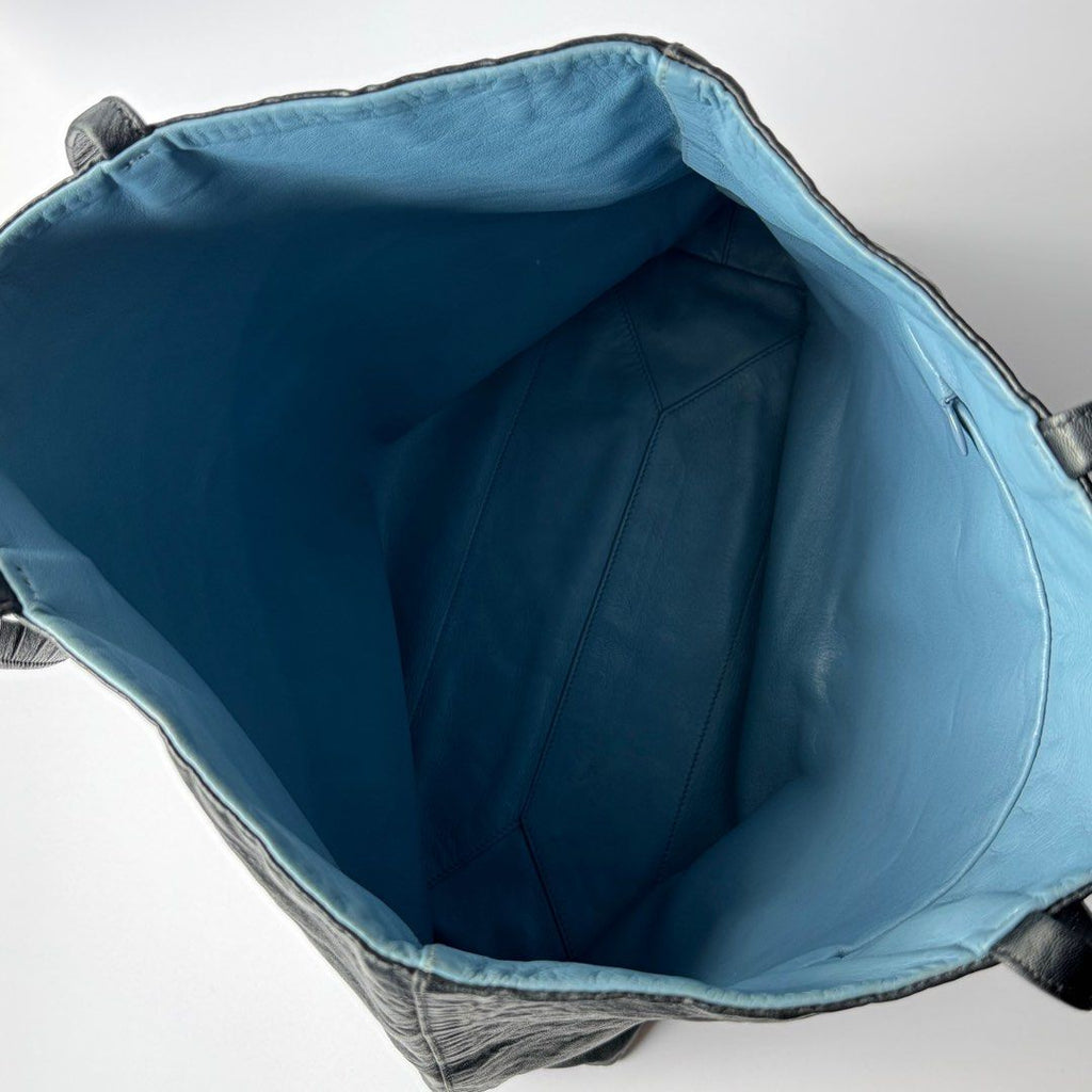 Prada Antique Leather Reversible Tote