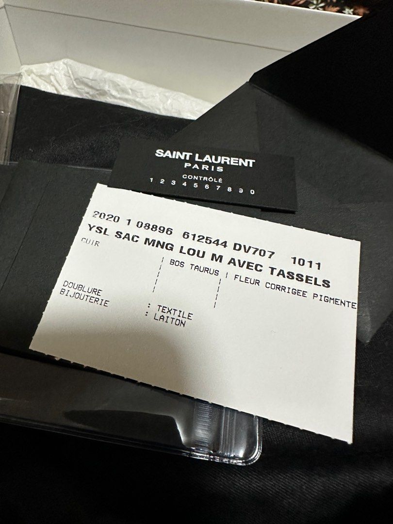 Saint Laurent	Lou Camera Bag Tassel