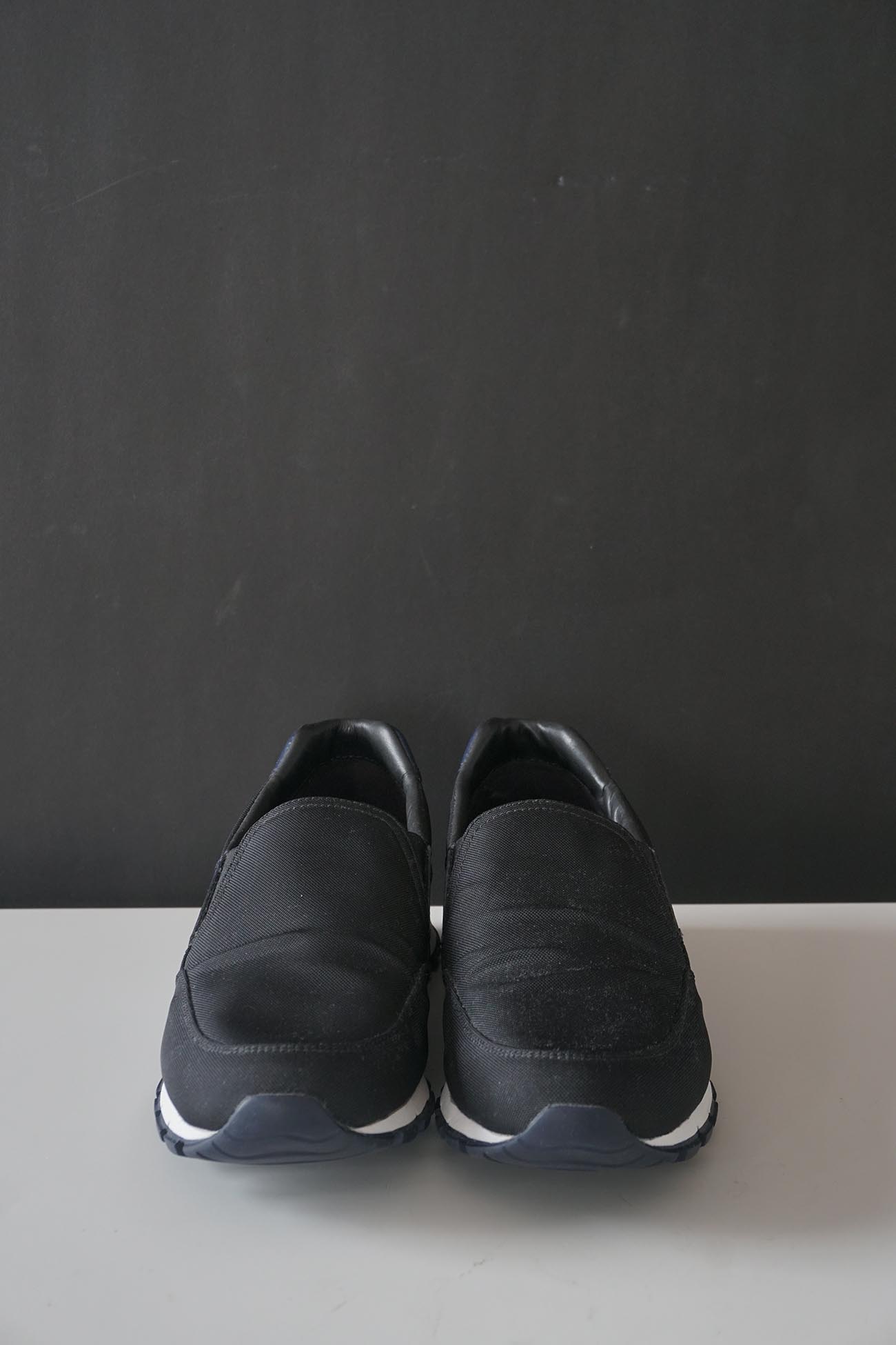 Prada Sport Nylon Leather Slip Ons 7