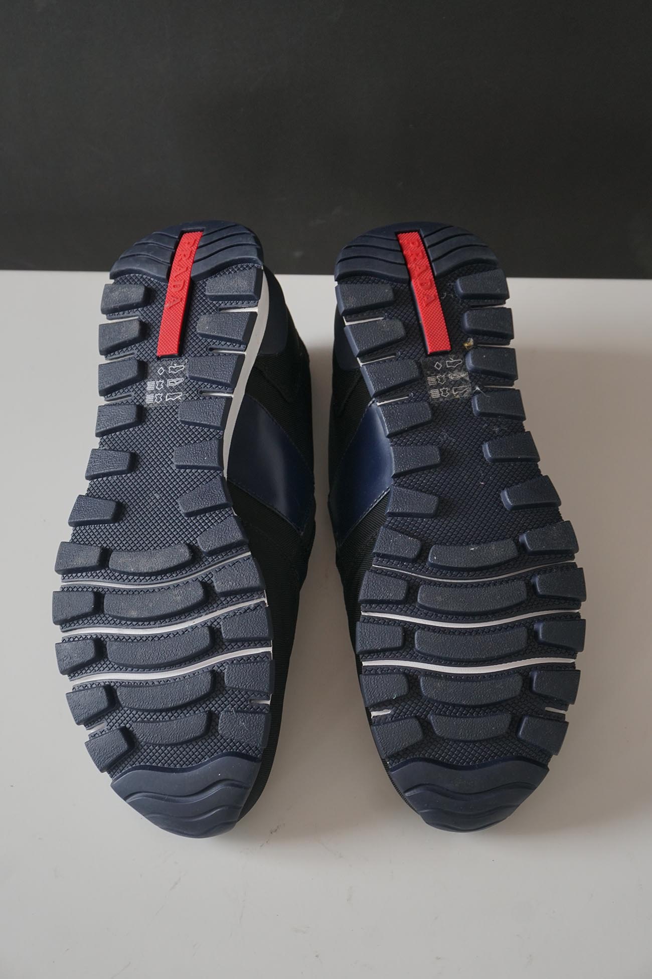 Prada Sport Nylon Leather Slip Ons 7