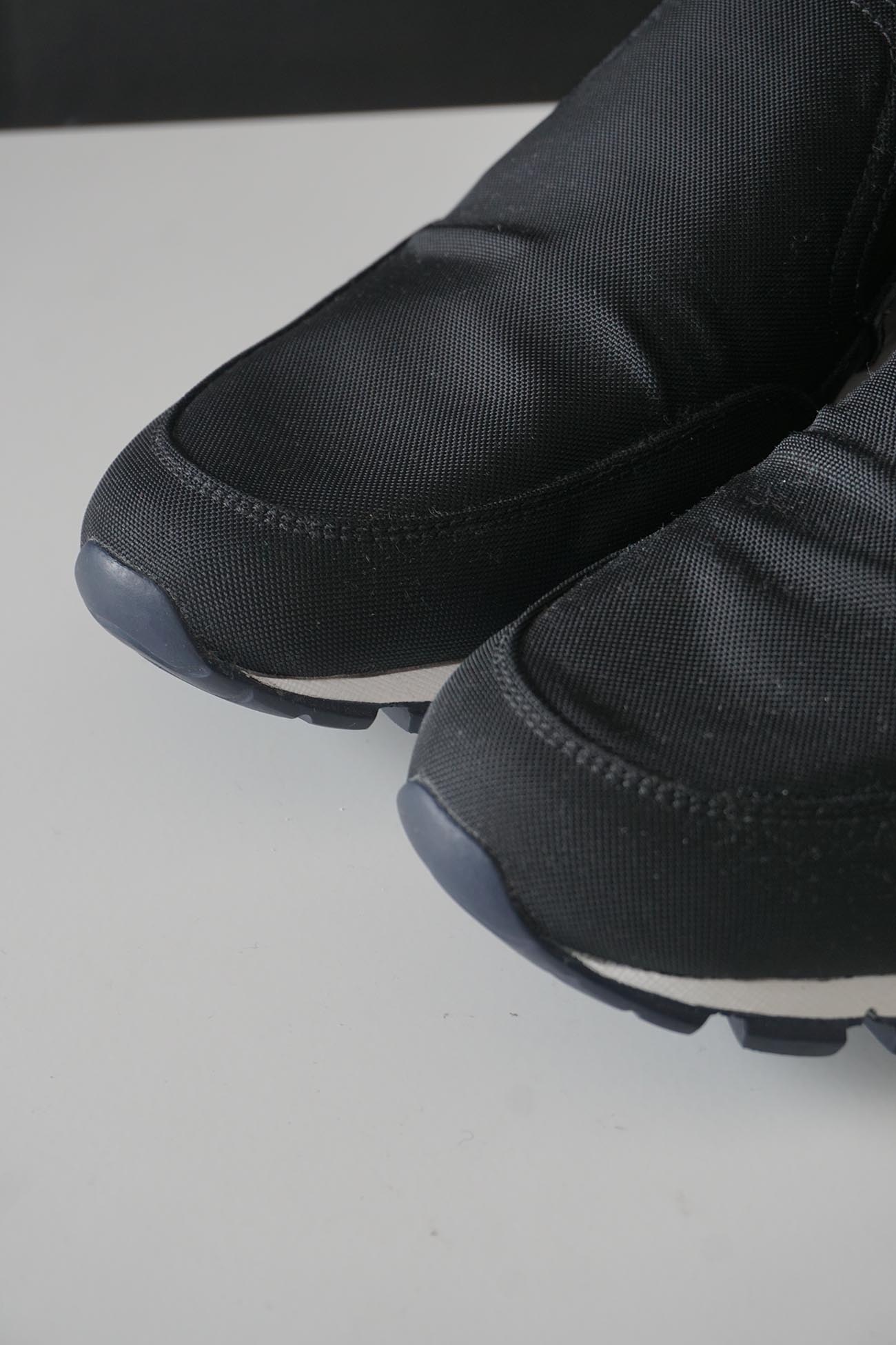 Prada Sport Nylon Leather Slip Ons 7