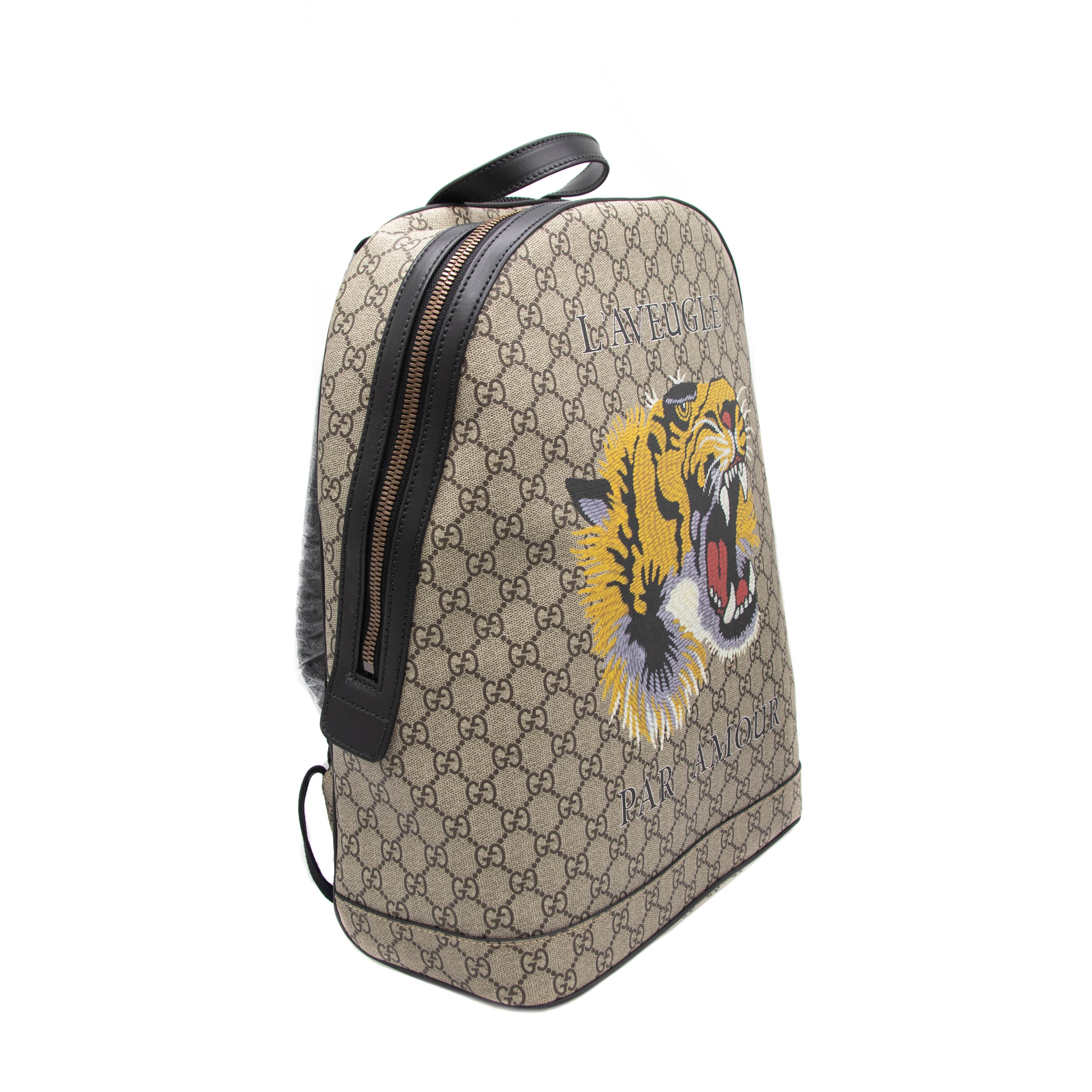 GUCCI Supreme Monogram L Aveugle Par Amour Backpack Freya Collective