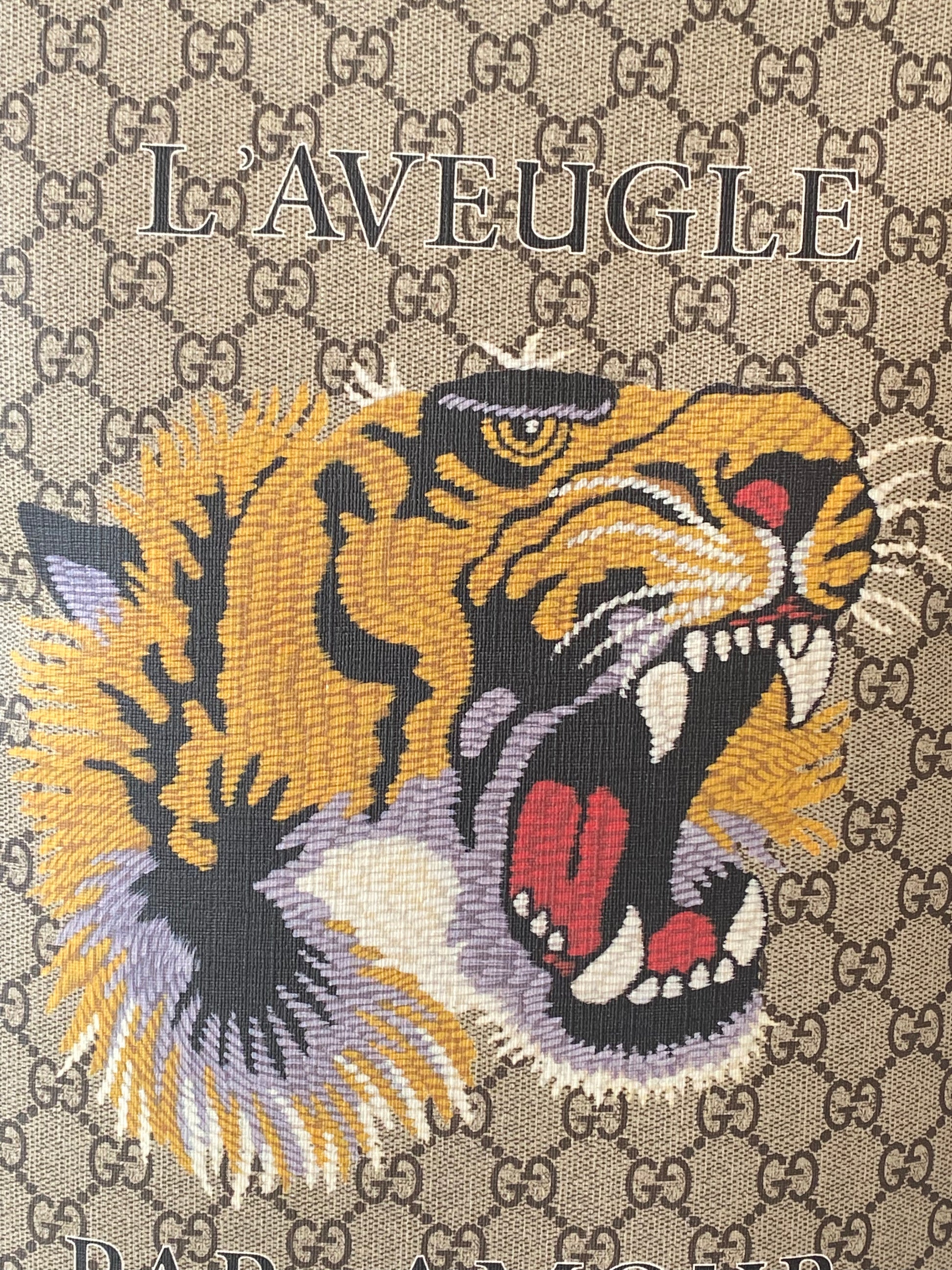 Gucci Supreme Monogram L'Aveugle Par Amour Backpack