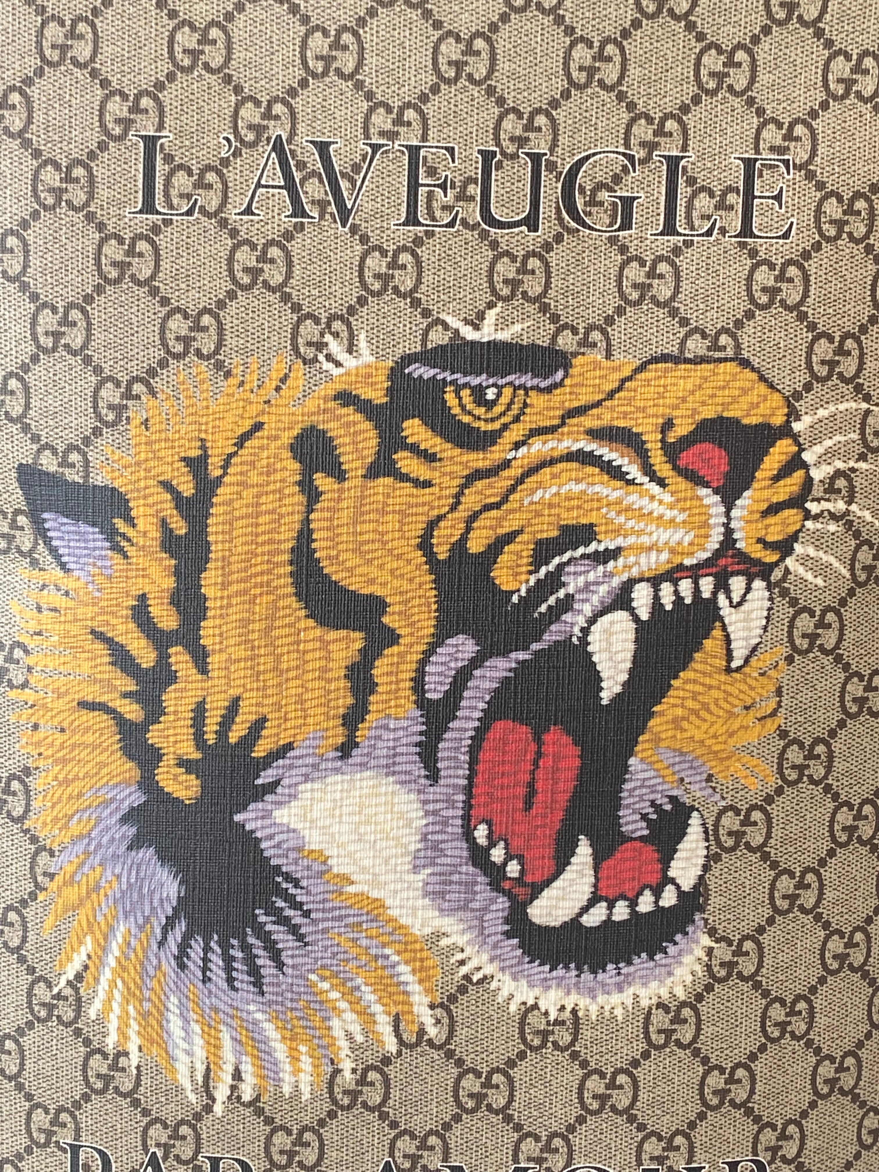 Gucci Supreme Monogram L'Aveugle Par Amour Backpack