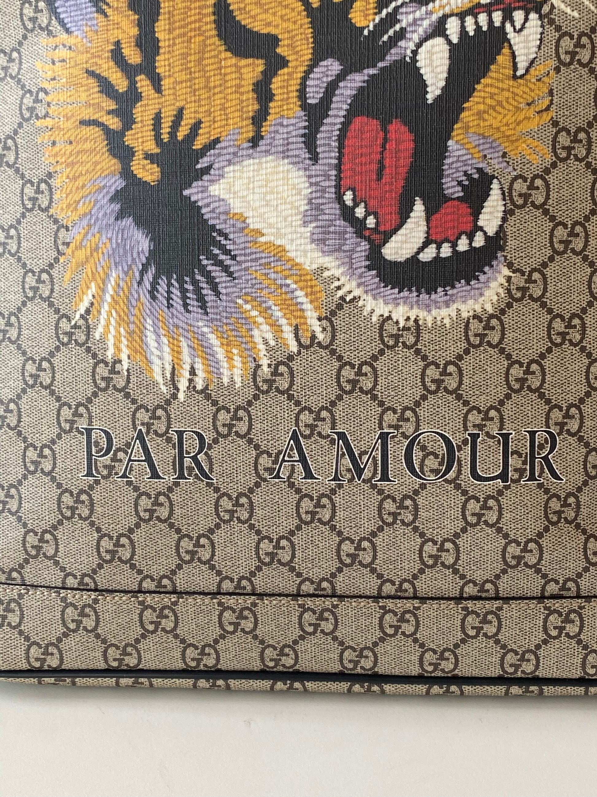 Gucci Supreme Monogram L'Aveugle Par Amour Backpack